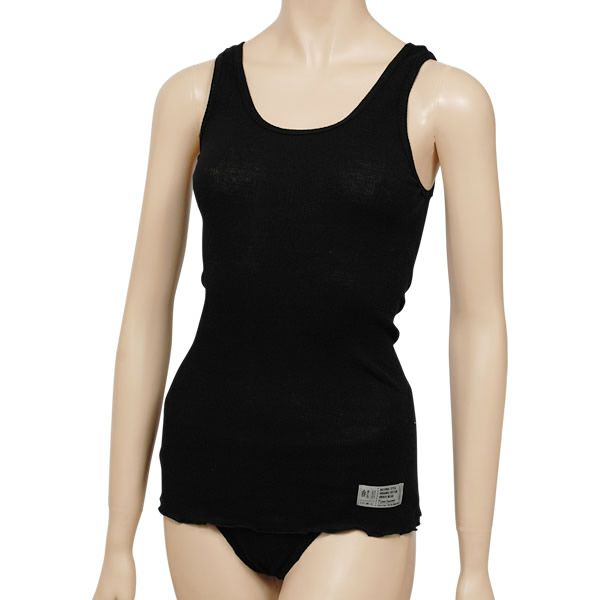 オーガニックコットン タンクトップ ブラック M～L