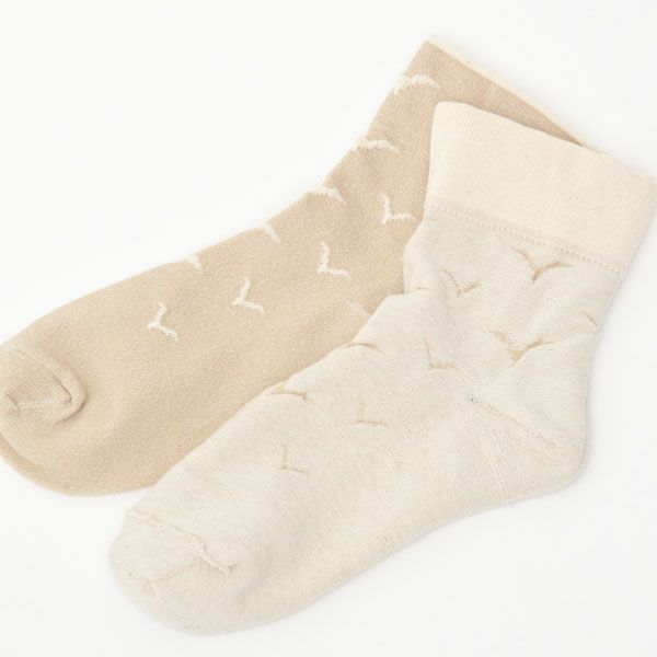 オーガニックコットン やさしいソックス マリン