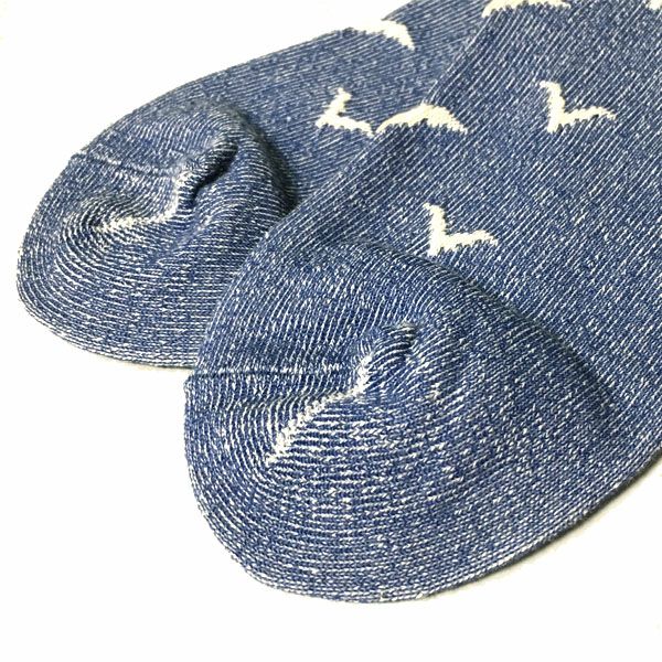 オーガニックコットン やさしいソックス マリン