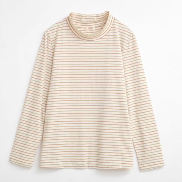 オーガニックコットン ハイネックプルオーバー（長袖）