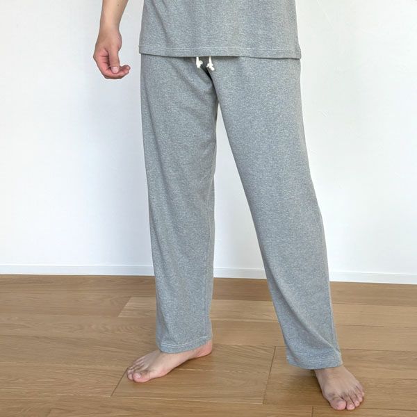 オーガニックコットン メンズ リラクシングウェア ロングパンツ