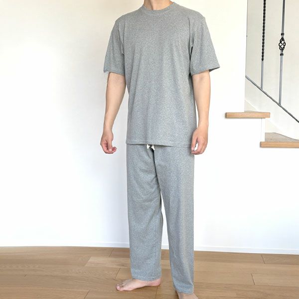 オーガニックコットン メンズ リラクシングウェア ロングパンツ