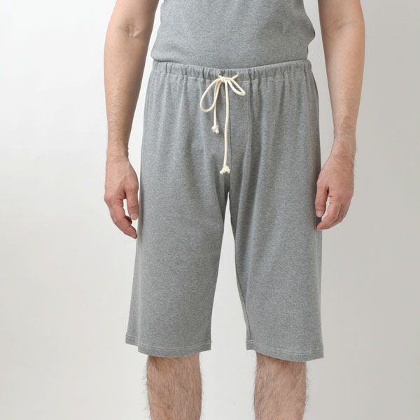オーガニックコットン メンズ リラクシングウェア ハーフパンツ