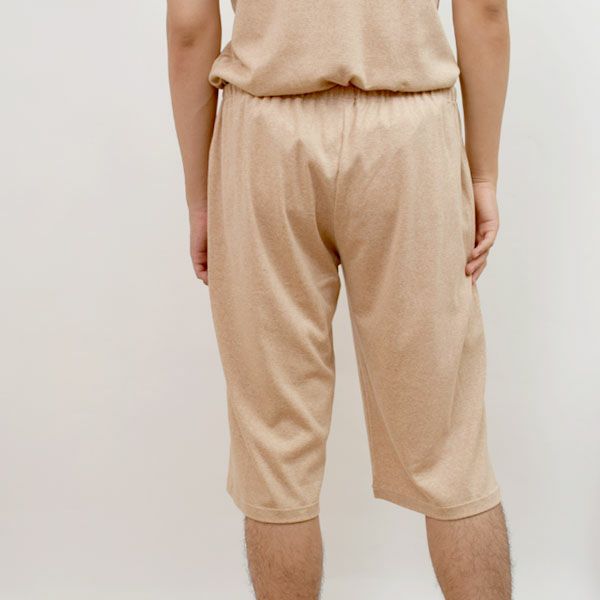 オーガニックコットン メンズ リラクシングウェア ハーフパンツ