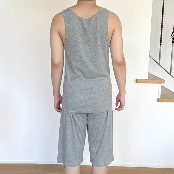 オーガニックコットン メンズ リラクシングウェア ハーフパンツ