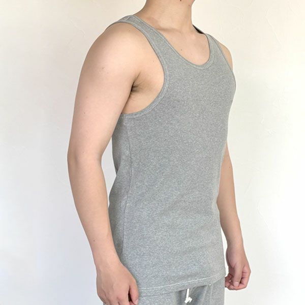 オーガニックコットン メンズ リラクシングウェア タンクトップ