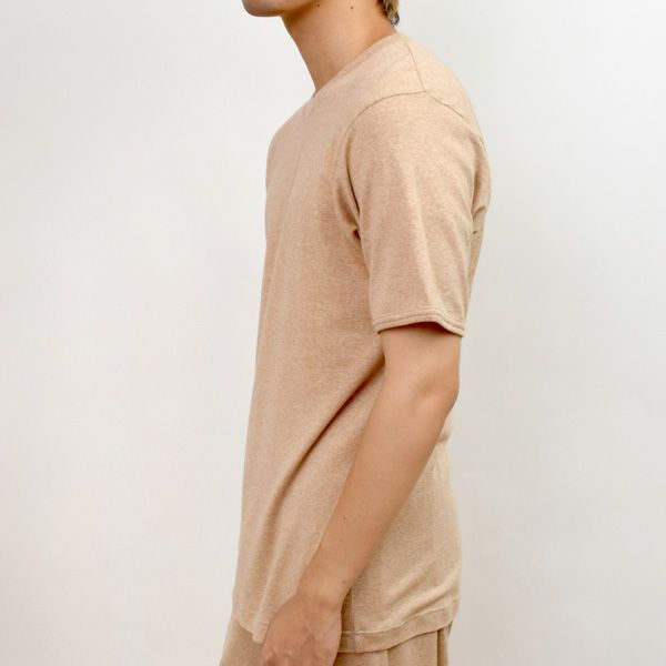 オーガニックコットン メンズ リラクシングウェア 半袖トップス