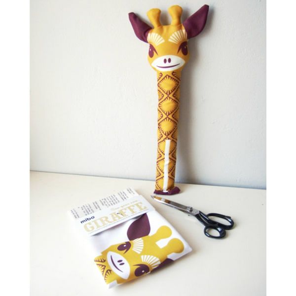 【SALE／60%OFF】オーガニックコットン 【MIBO】 ティータオル（ぬいぐるみ） Giraffe