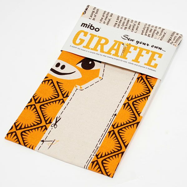 【SALE／60%OFF】オーガニックコットン 【MIBO】 ティータオル（ぬいぐるみ） Giraffe