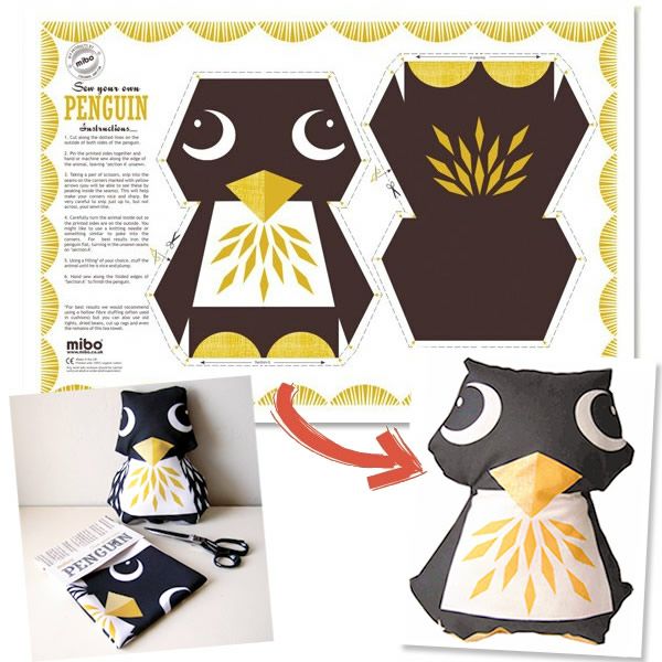 【SALE／60%OFF】オーガニックコットン 【MIBO】 ティータオル（ぬいぐるみ） Penguin