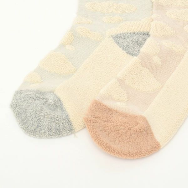 オーガニックコットン パイルソックス 綿雲
