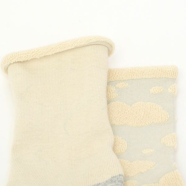 オーガニックコットン パイルソックス 綿雲