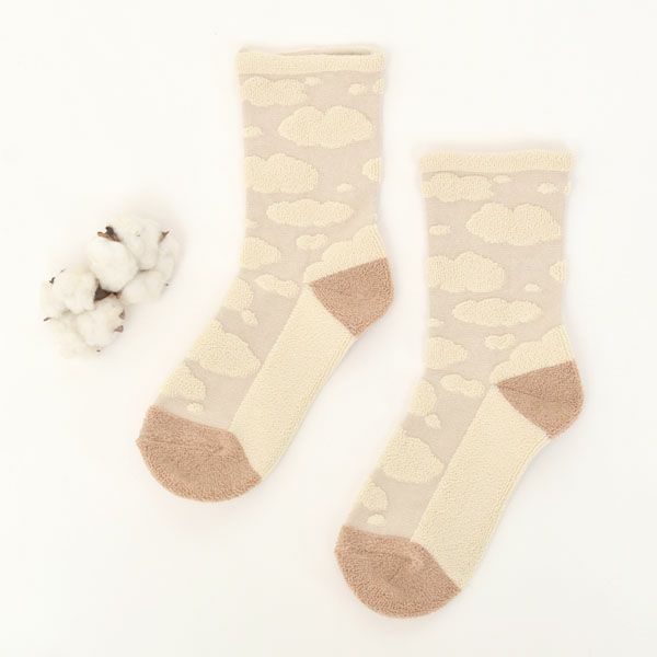 オーガニックコットン パイルソックス 綿雲