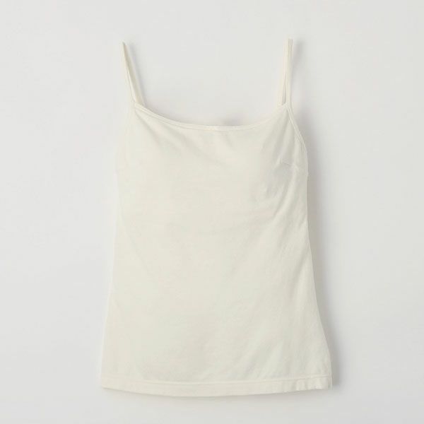 オーガニックコットン ベア天竺 カップ付キャミソール