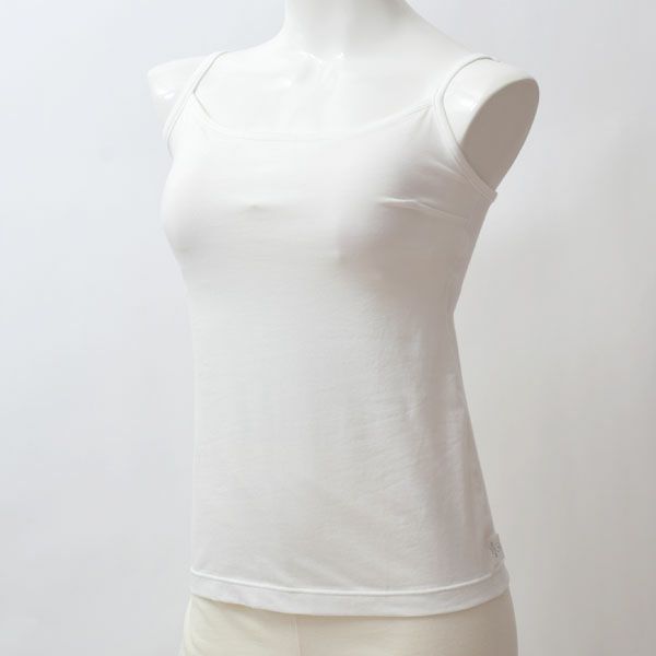 オーガニックコットン ベア天竺 カップ付キャミソール