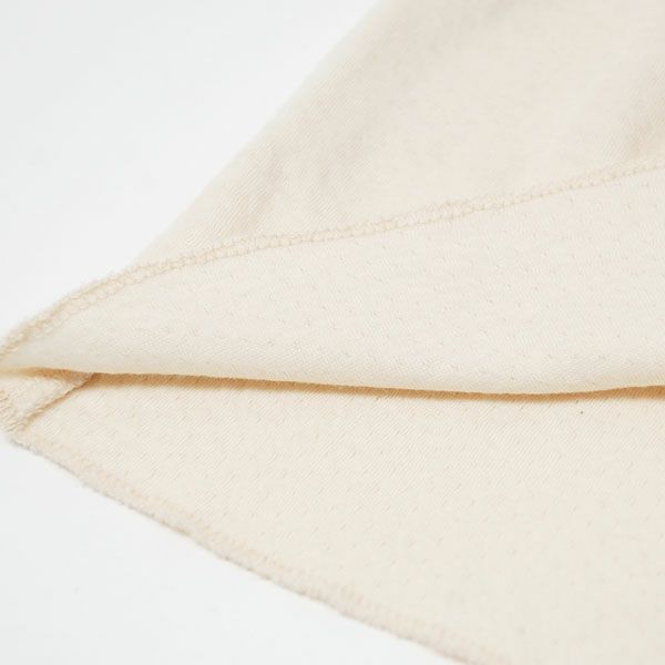 オーガニックコットン 薄手接結タートルネックカットソー（長袖）