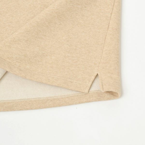 オーガニックコットン 裏起毛トレーナー