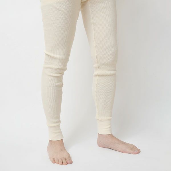 オーガニックコットン メンズワッフルアンダーパンツ