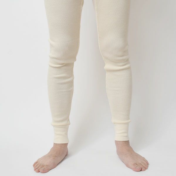 オーガニックコットン メンズワッフルアンダーパンツ