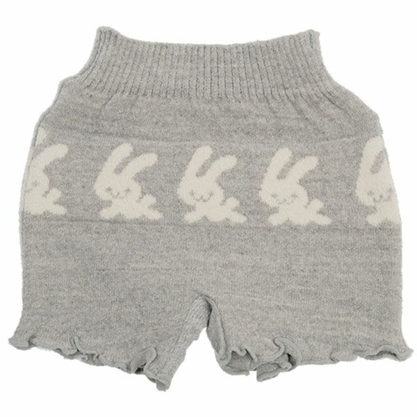 オーガニックコットン うさぎボーダーパンツ