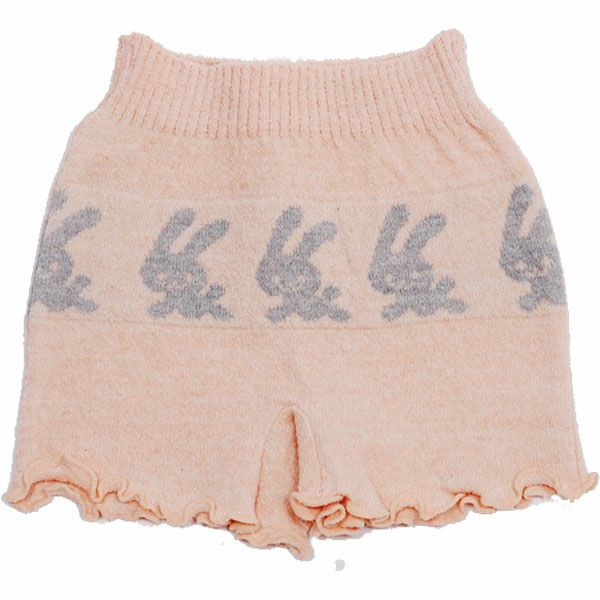 オーガニックコットン うさぎボーダーパンツ