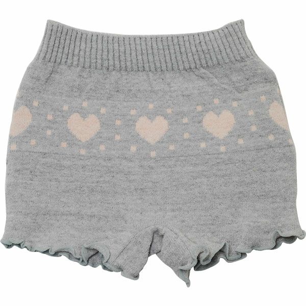 オーガニックコットン ハートボーダーパンツ