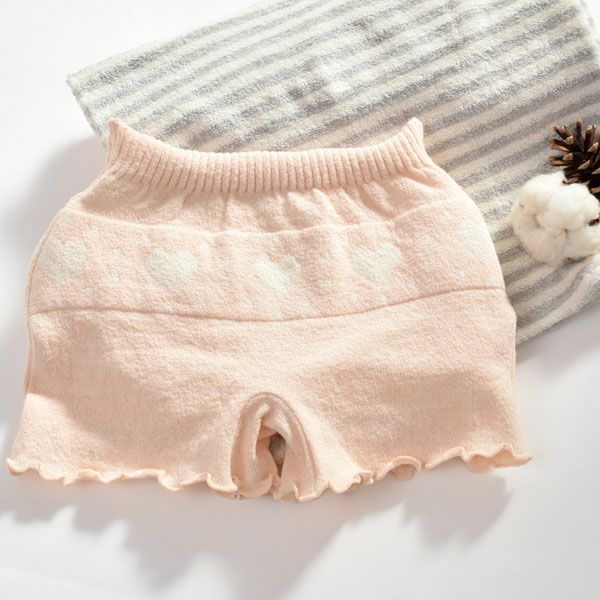 オーガニックコットン ハートボーダーパンツ