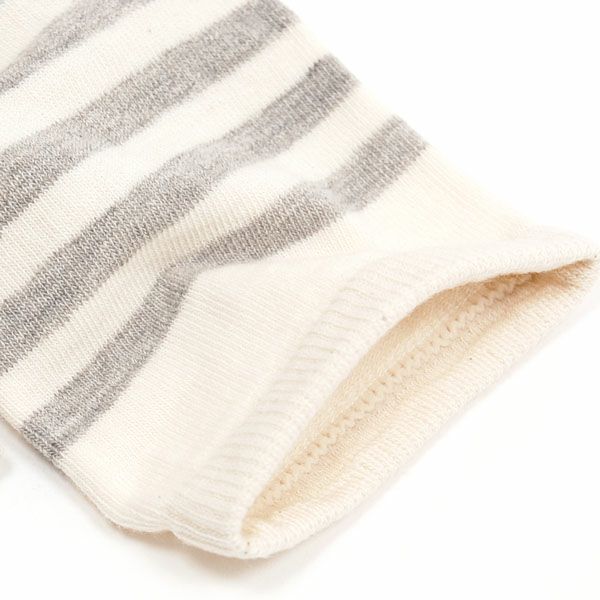 オーガニックコットン ベビー ウォーマー ボーダー