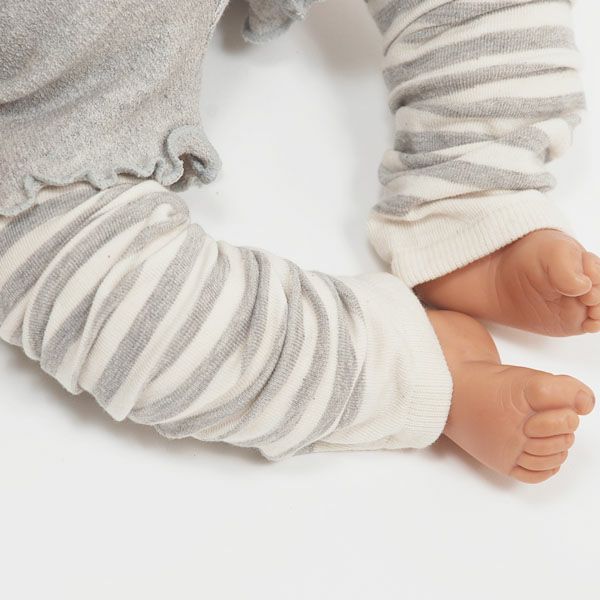 オーガニックコットン ベビー ウォーマー ボーダー