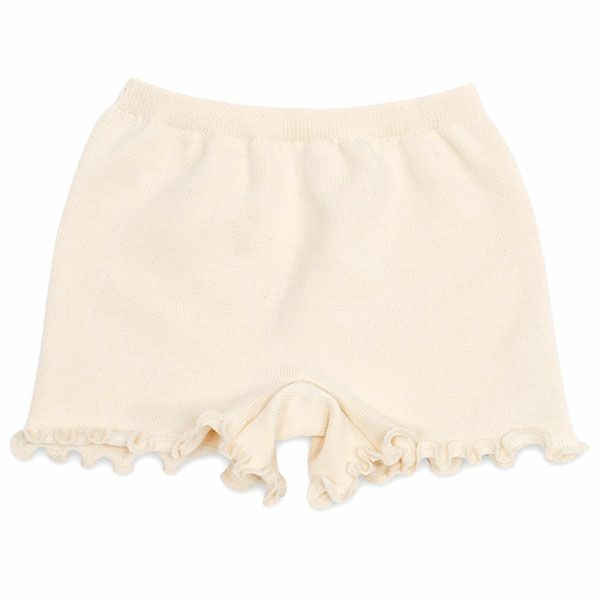 オーガニックコットン 一分丈ニットパンツM～L