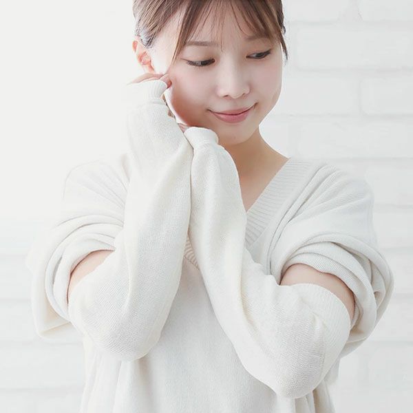 オーガニックコットン ふわっとレッグ＆アームウォーマー