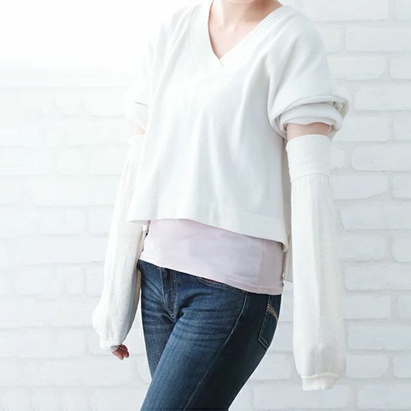 オーガニックコットン ふわっとレッグ＆アームウォーマー