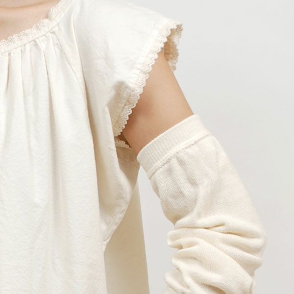 オーガニックコットン ふわっとレッグ＆アームウォーマー