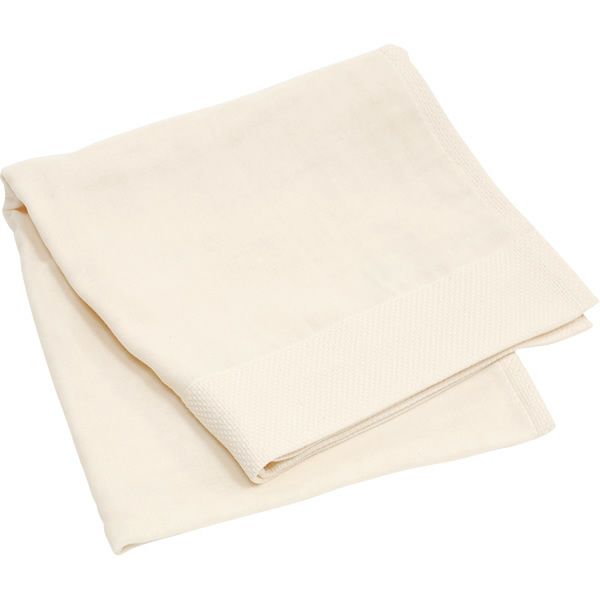 オーガニックコットン 3重ガーゼバスタオル ナチュラル 65×130