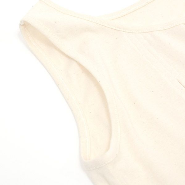 オーガニックコットン 授乳用インナー 穴あきキャミ