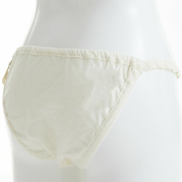 オーガニックコットン フロントレースショーツ