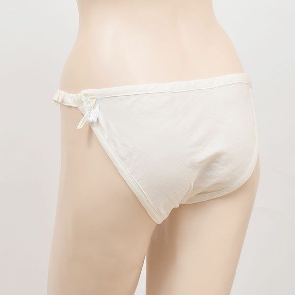 オーガニックコットン フロントレースショーツ