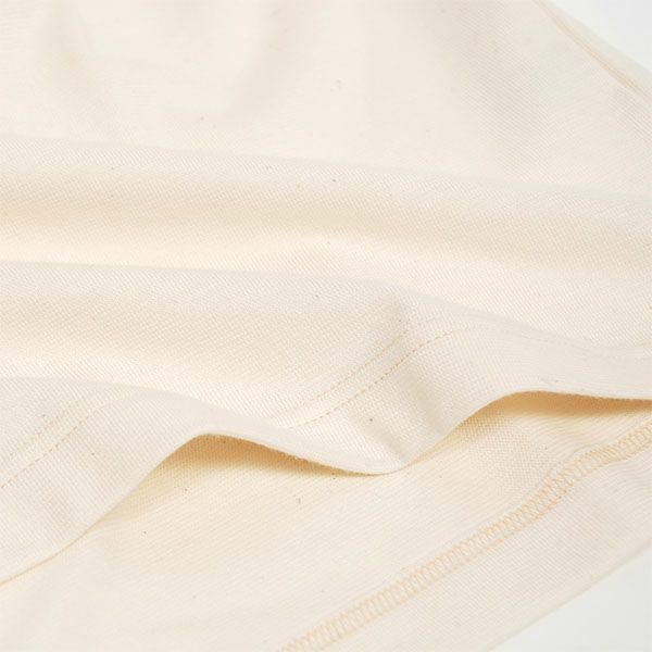 オーガニックコットン ゆったりハイネックプルオーバー（五分袖）