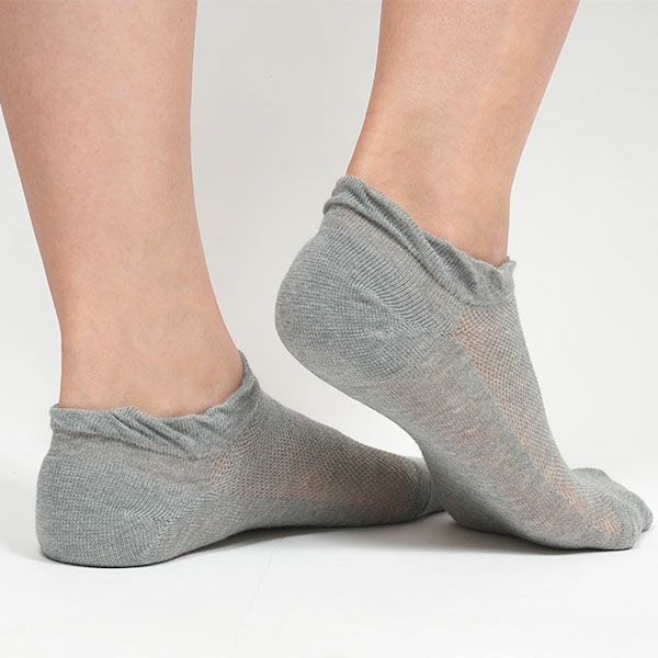 オーガニックコットン メッシュスニーカー丈ソックス