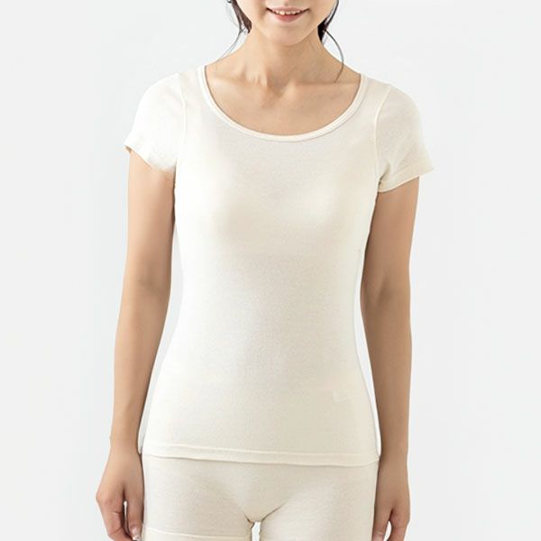 オーガニックコットン セーターイン（半袖）