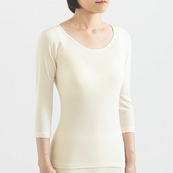 オーガニックコットン セーターイン（七分袖）