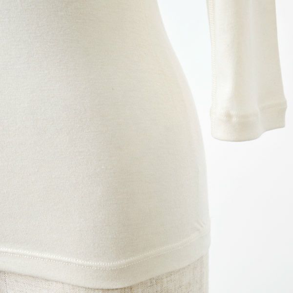 オーガニックコットン セーターイン（七分袖）