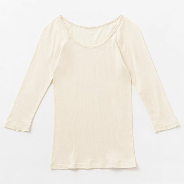 オーガニックコットン セーターイン（七分袖）