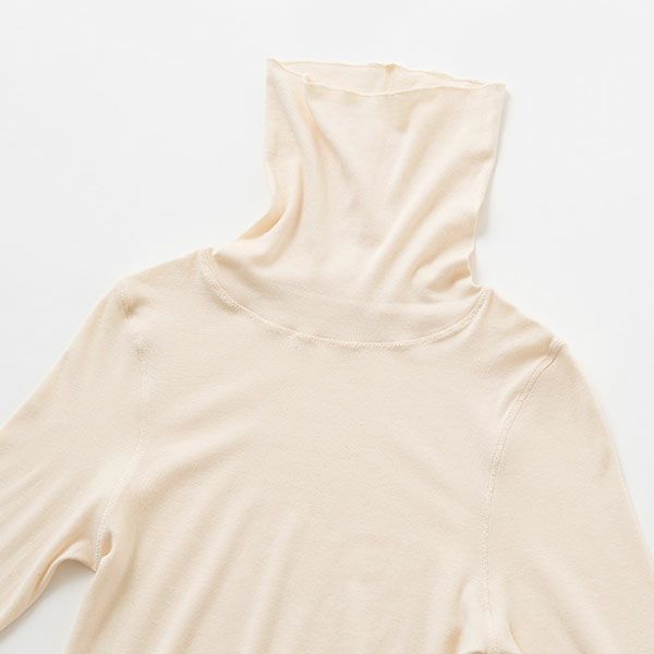 オーガニックコットン セーターイン タートル（長袖）