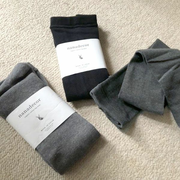 オーガニックコットン ファインニットタイツ