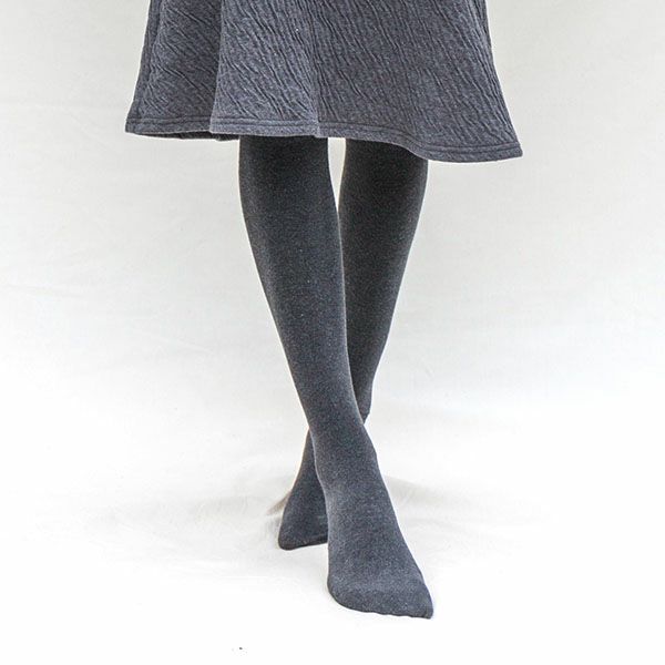 オーガニックコットン ファインニットタイツ