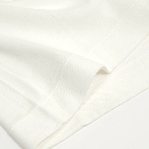 オーガニックコットン 薄手フライス半袖UネックTシャツ