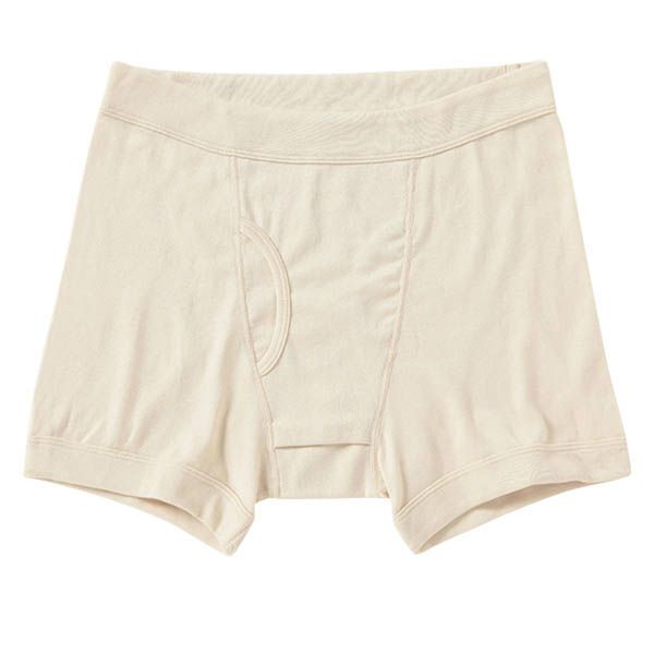 オーガニックコットン 薄手フライスボクサーショーツ