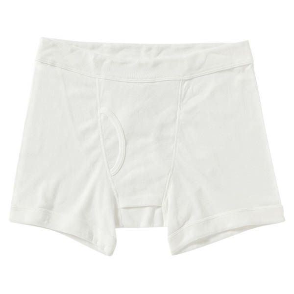 オーガニックコットン 薄手フライスボクサーショーツ