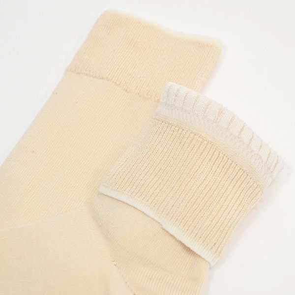 オーガニックコットン＆シルク 保温ソックス